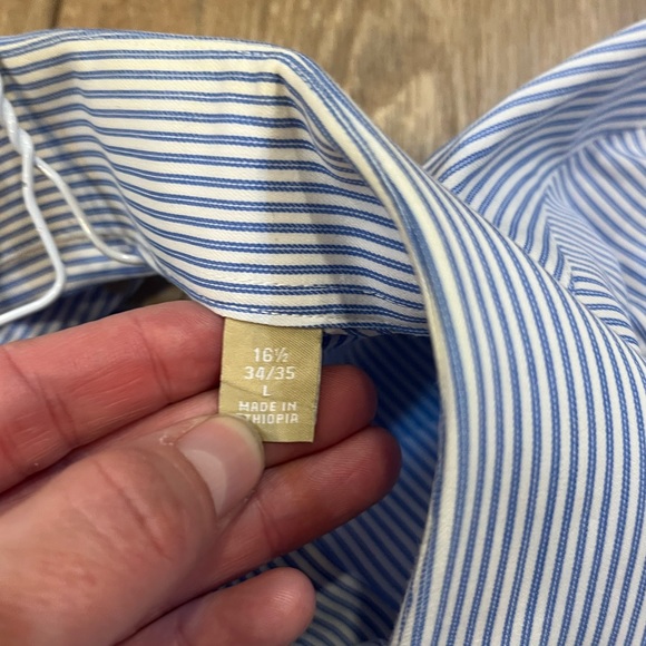 Michael Kors pinstripe dress shirt - Picture 5 of 5